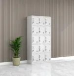 15-Locker steel office cabinet - Image 4