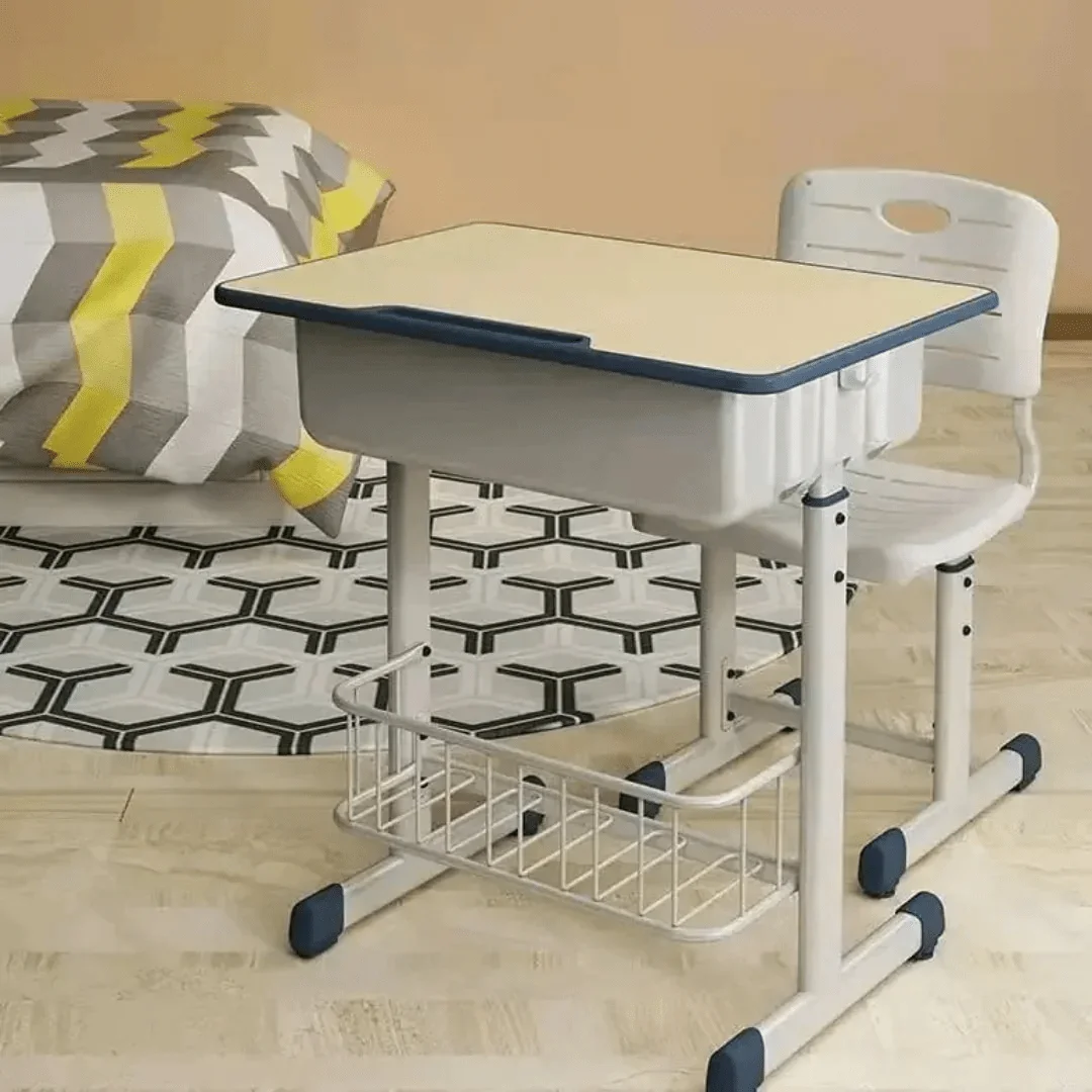 height adjustable school desk, height adjustable student desk, adjustable school desk and chair, plastic seat school desk, school desk with plastic seat, height adjustable study desk, adjustable classroom desk, student desk adjustable height, kids adjustable desk, school furniture desk set, school bench desk set, student seating desk, classroom furniture desk, school study desk, learning desk for students, educational furniture desk, school desk and chair set, plastic school desk, plastic student chair desk, molded plastic seat desk, durable plastic seat desk, lightweight school desk, strong school desk furniture, sturdy classroom desk, heavy duty school desk, long lasting school furniture, commercial grade school desk, institutional school desk, modern school desk, contemporary classroom desk, ergonomic school desk, ergonomic student desk, posture friendly school desk, student comfort desk, child friendly school desk, kids classroom desk, primary school desk, secondary school desk, middle school desk, high school desk, preschool adjustable desk, kindergarten desk adjustable, nursery school desk, kids learning desk, child study desk, adjustable kids desk, student growth desk, height changing desk, multi height school desk, adjustable level desk, telescopic height desk, manual height adjustable desk, easy adjust school desk, classroom desk with adjustment, adjustable leg school desk, metal frame school desk, steel frame school desk, powder coated frame desk, rust resistant school desk, scratch resistant school desk, easy clean school desk, low maintenance classroom desk, classroom seating desk, school seating furniture, student seating furniture, school desk for classrooms, school desk for tuition centers, coaching class desk, training center desk, institute classroom desk, educational institute furniture, government school desk, private school desk, international school desk, affordable school furniture, budget school desk, premium school desk, modern education furniture, contemporary education desk, classroom interior desk, school interior furniture, student workspace desk, classroom workspace furniture, individual student desk, single seater school desk, one student desk, compact school desk, space saving classroom desk, small classroom desk, classroom desk for small spaces, student desk with writing surface, school writing desk, exam desk student, test desk classroom, study table for students, learning table for kids, homework desk student, reading desk student, classroom study desk, student activity desk, kids activity desk, learning activity table, school desk with chair attached, integrated desk chair set, combined school desk seat, all in one school desk, fixed seat desk, movable school desk, portable school desk, stackable school desk, classroom arrangement desk, easy rearrange desk, classroom flexibility furniture, modern classroom furniture, smart classroom desk, future ready school desk, student friendly furniture, child safe school desk, rounded edge school desk, smooth edge classroom desk, safety classroom furniture, classroom safety desk, BPA free plastic seat desk, non toxic school furniture, eco friendly school desk, recyclable plastic school desk, sustainable education furniture, green school furniture, environmental friendly desk, colorful school desk, blue school desk, red school desk, green school desk, yellow school desk, neutral color school desk, modern color school desk, age appropriate school desk, grade wise school desk, adjustable desk for growing kids, student posture desk, spine friendly school desk, orthopedic school desk, health focused school desk, classroom wellness furniture, comfort focused student desk, fatigue reducing school desk, long sitting student desk, exam hall desk, examination desk furniture, school exam desk, competitive exam desk, classroom exam seating, test center desk, coaching exam desk, library study desk, library furniture student desk, reading room desk, silent study desk, study hall desk, hostel study desk, dormitory desk student, boarding school desk, residential school furniture, training institute desk, skill development desk, workshop classroom desk, vocational training desk, IT lab student desk, computer lab student desk, technology classroom desk, modern learning desk, STEM classroom desk, activity based learning desk, interactive classroom desk, collaborative learning desk, flexible learning furniture, adaptable classroom desk, dynamic classroom furniture, school desk for teachers use, student teacher interaction desk, classroom engagement furniture, modern teaching furniture, education infrastructure desk, school infrastructure furniture, classroom setup desk, institutional classroom desk, large order school desk, bulk school furniture desk, wholesale school desk, manufacturer school desk, supplier school furniture, educational furniture supplier, classroom furniture manufacturer, school furniture India, global school furniture, export quality school desk, premium classroom furniture, value for money school desk, reliable school furniture, trusted education furniture, long life school desk, investment school furniture, timeless classroom desk design, classic school desk, modern classic school furniture, professional school desk, universal classroom desk, height adjustable plastic seat school desk