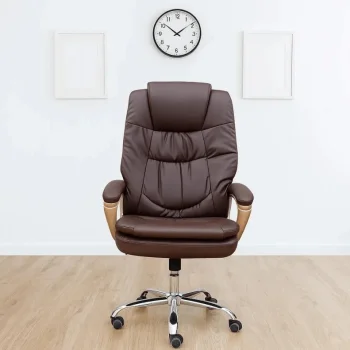 brown leather executive office chair, executive brown leather office chair, brown executive office chair, leather executive office chair brown, brown leather manager office chair, director leather office chair, CEO brown leather chair, boss leather executive chair, premium leather executive office chair, luxury brown leather office chair, high back brown leather office chair, ergonomic leather executive chair, padded brown leather office chair, cushioned executive leather chair, orthopedic leather office chair, office chair with lumbar support, swivel leather executive office chair, 360 degree swivel executive chair, rolling leather office chair, caster wheel leather executive chair, height adjustable leather office chair, gas lift executive chair, tilt mechanism leather executive chair, recline leather executive office chair, armrest brown leather executive chair, chrome arm leather executive chair, leather office chair with headrest, professional executive office chair, corporate office leather chair, boardroom leather executive chair, meeting room executive chair, stylish brown leather office chair, elegant executive leather chair, modern executive leather chair, classic brown leather office chair, designer executive leather chair, durable leather executive office chair, heavy duty executive leather chair, strong base leather office chair, sturdy executive office chair, long lasting leather office chair, easy clean leather office chair, low maintenance executive chair, modern office furniture executive chair, imported style leather executive chair, showroom quality executive chair, catalog ready leather executive chair, reliable brown leather executive office chair, affordable executive leather chair, value for money leather office chair, brown leather chair for private office, brown leather chair for corporate office, brown leather chair for home office