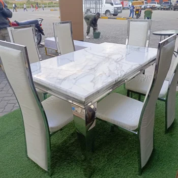 6-seater white marble top dining table set, white marble dining table set 6-seater, 6 seat marble dining table, marble top dining table with chairs, luxury 6-seater dining table set, modern marble dining table set, contemporary dining table set 6-seater, elegant white marble dining table set, premium 6-seater dining table, stylish marble top dining table set, designer 6-seater dining table, high-end marble dining table set, solid marble dining table with chairs, durable 6-seater dining table set, luxury home dining table set, spacious 6-seater marble dining table, minimalist marble dining table set, imported style 6-seater dining table, showroom quality marble dining table set, catalog-ready dining table set, value-for-money marble top dining table, affordable 6-seater dining table set, white marble dining table with chairs, modern home dining table set, family dining table 6-seater, rectangular marble dining table set, comfortable 6-seater dining table set, sturdy marble top dining table, long-lasting 6-seater dining table, scratch-resistant marble dining table, easy clean marble dining table, contemporary home furniture dining table, premium dining set for home, functional 6-seater marble dining table, versatile white marble dining table set, imported marble dining table set, professional dining table set, high-quality marble dining table set