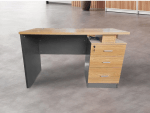 160cm Upholstered Finish Office Desk - Image 4