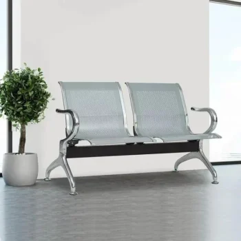 2 Seater Reception Waiting Bench in Kenya – Professional Visitor Seating Furniture for Offices, Hospitals, Clinics, Banks, Schools, and Commercial Reception Areas. This practical two-seater reception bench is designed to provide organized seating for visitors, clients, and guests in professional environments. Its space-saving design makes it suitable for office reception areas, waiting rooms, customer service departments, healthcare facilities, and business premises. Ideal for companies, institutions, and commercial establishments, this reception waiting bench helps create a welcoming and organized environment while maximizing available seating space. Shop quality reception waiting benches in Kenya for reliable visitor seating, modern office furnishing, and functional commercial furniture solutions.