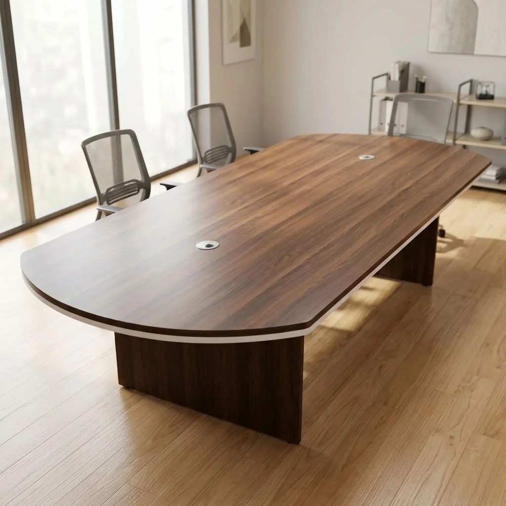 2.4 Metre Office Conference Table in Kenya – Executive Boardroom Meeting Table for Corporate Offices, Businesses, Training Rooms, and Professional Workspaces. This spacious conference table is designed to accommodate team meetings, business discussions, presentations, and corporate gatherings. Its practical 2.4-metre length provides ample workspace for documents, laptops, meeting accessories, and collaborative activities. Ideal for boardrooms, executive offices, conference rooms, institutions, and commercial establishments, this office furniture piece helps create an organized and professional meeting environment. Shop quality office conference tables in Kenya for modern boardrooms, productive business meetings, and professional workplace furnishing. Choose functional meeting room furniture designed to support collaboration, communication, and efficient office operations.