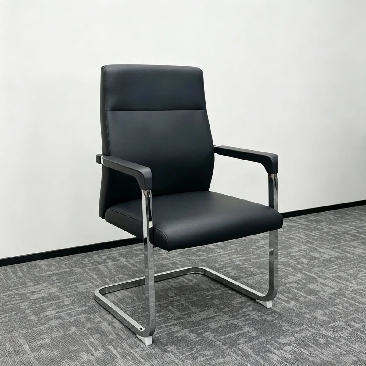 Black Leather Conference Chair in Kenya – Executive Padded Office Meeting Chair for Boardrooms, Corporate Offices, Conference Rooms, and Business Workspaces. This elegant conference chair is designed to provide comfortable and professional seating for meetings, presentations, interviews, and corporate gatherings. Featuring a sophisticated black leather finish, it complements modern office interiors while enhancing the appearance of executive meeting spaces. Ideal for boardrooms, management offices, reception areas, conference facilities, and business institutions, this office chair offers a practical seating solution for professional environments. Shop quality leather conference chairs and executive office furniture in Kenya for stylish, comfortable, and functional workplace seating.
